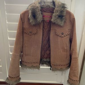 Size M Faux Suede Jacket